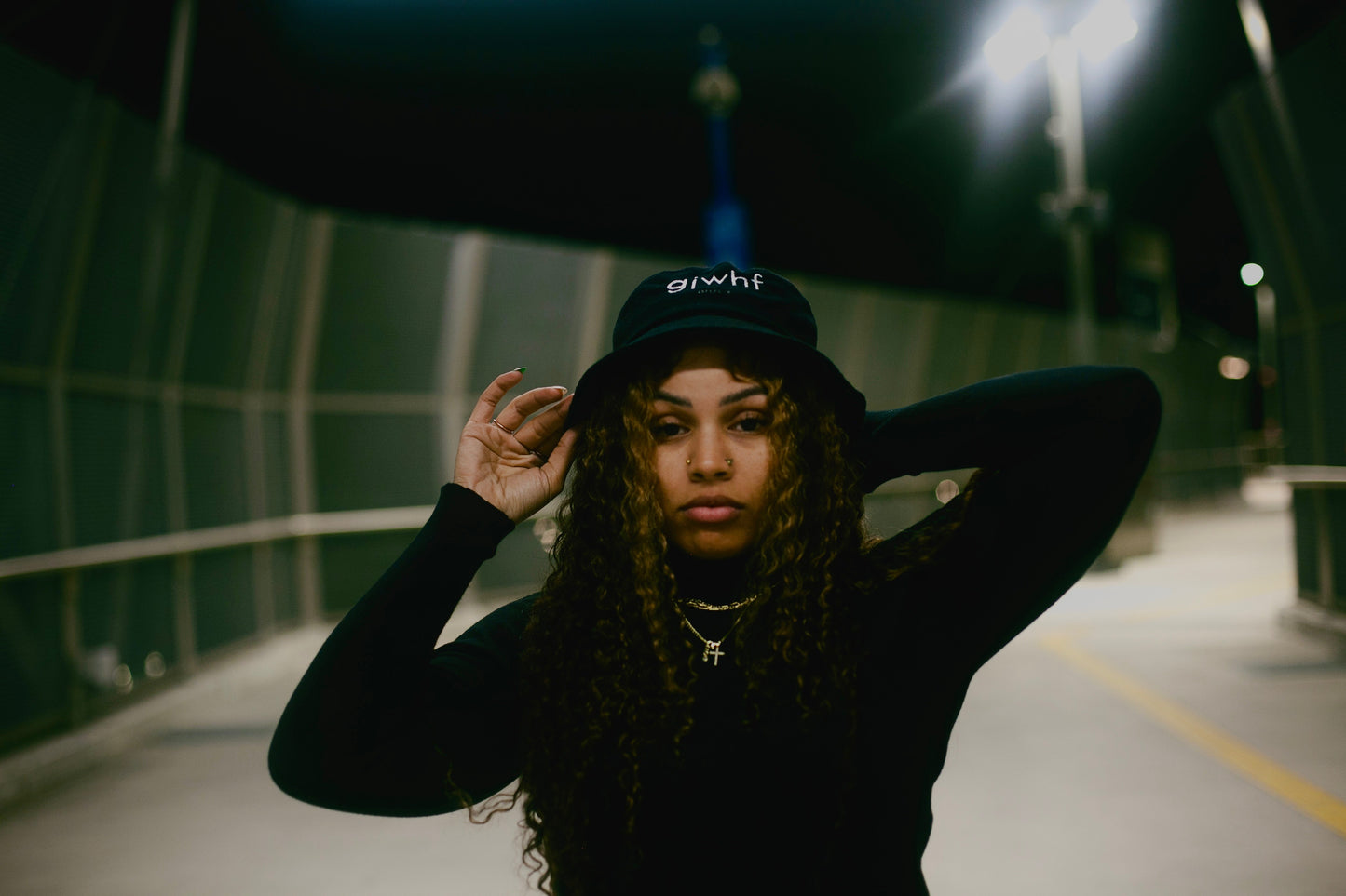 GJWHF - Cloth Bucket Hat Black